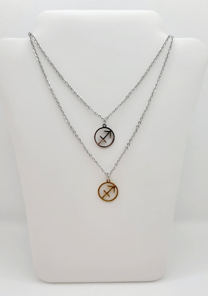 Stainless steel Zodiac Necklaces Sagittarius ♐️